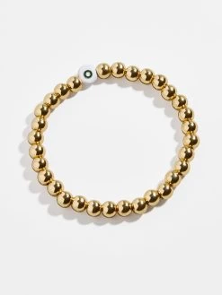 Initial Pisa Beaded Bracelet - White -Baublebar 75100 G O