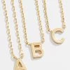 18K Gold Etched Initial Necklace - Gold 2 18K Gold Etched Initial Necklace - Gold -Baublebar 95956 G 01 d0fa7fe1 7d6e 46c0 9f9c 09b2de6226ea