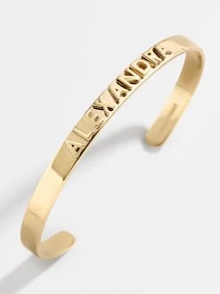 18K Gold Custom Cuff Bracelet -Baublebar 95962 G 01