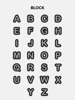 18K Gold Enamel Custom Nameplate Necklace 23 18K Gold Enamel Custom Nameplate Necklace -Baublebar Block 072122 05