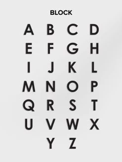 14K Gold Custom Nameplate Necklace - Gold -Baublebar Block Personalized7