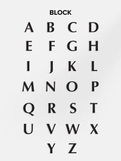 18K Gold Mini Custom Nameplate Necklace - Small -Baublebar Engrave Block 2 Caps bd05c6cb 2810 4dfd a5f8 32f4f2bdc5f0