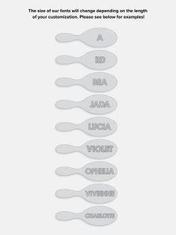 Block Font Mini Custom Hair Brush - Block Font Green -Baublebar HairBrush LetterVariations 162fdb8b efa3 485d b933 b45afcd9f907