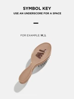 Fine Line Mini Custom Hair Brush - Fine Line Yellow -Baublebar Hairbrush Space Sym cdc781ce 2c80 4623 87f8 bfdd9bdddee8