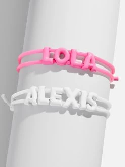 Say It All Custom Slider Bracelet - Hot Pink -Baublebar Jelly Custom Tube 01