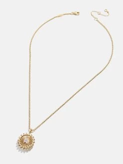 Sunburst 18K Gold Custom Reversible Necklace -Baublebar Medallion Circle G 02 b8f1942b f38e 4906 b2b0 652004cb5ecb