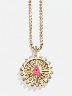 Sunburst 18K Gold Custom Reversible Necklace