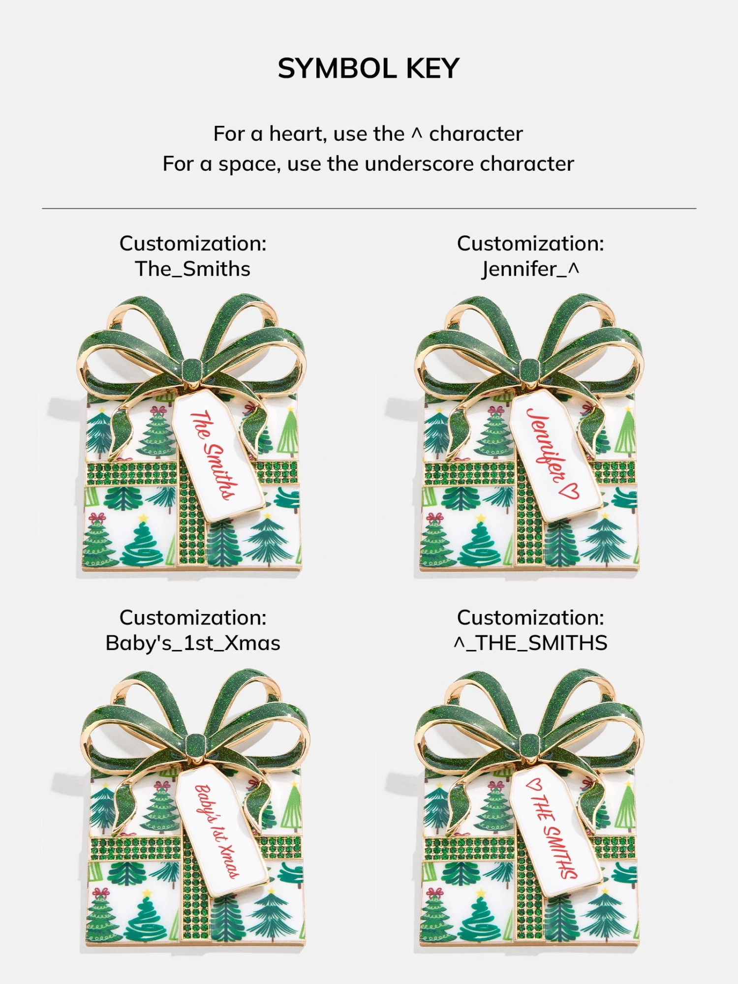 Pining For Presents Custom Ornament - Green Print 7 Pining For Presents Custom Ornament - Green Print - Image 5
