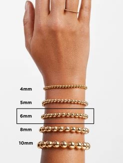 Perlita Pisa Bracelet - Pearl 9 Perlita Pisa Bracelet - Pearl -Baublebar Pisa five sizes m 6mm