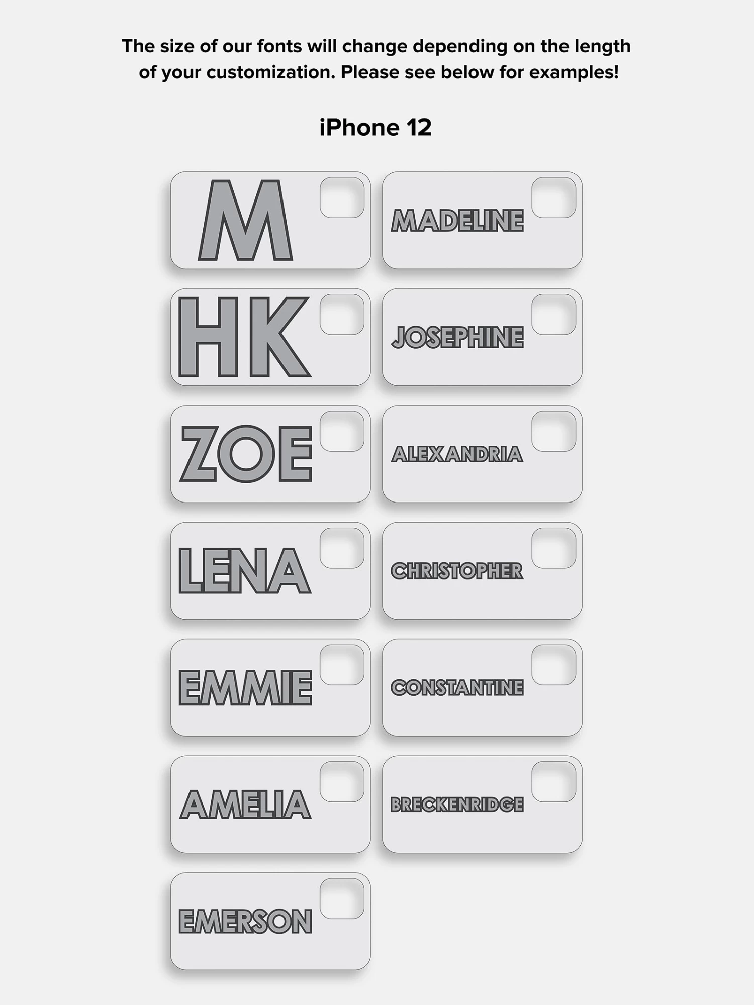 Block Font Custom IPhone Case - Lilac/White 11 Block Font Custom IPhone Case - Lilac/White - Image 9
