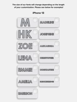 Block Font Custom IPhone Case - Lilac/White 34 Block Font Custom IPhone Case - Lilac/White -Baublebar StackedBlock FontSize 13 ed98662b 347b 436c 8e23 926d7e249e9a