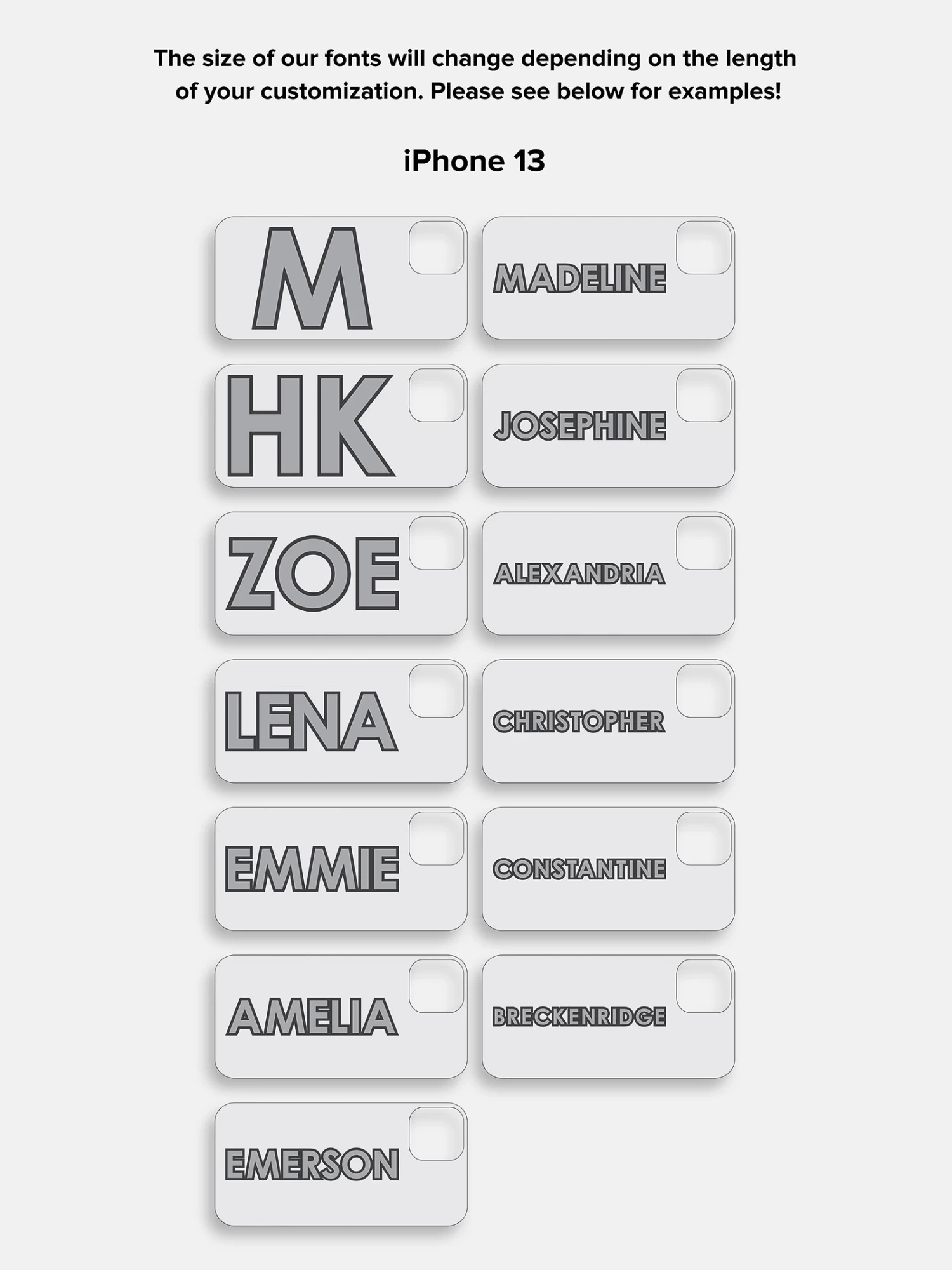 Block Font Custom IPhone Case - Lilac/White 15 Block Font Custom IPhone Case - Lilac/White - Image 13