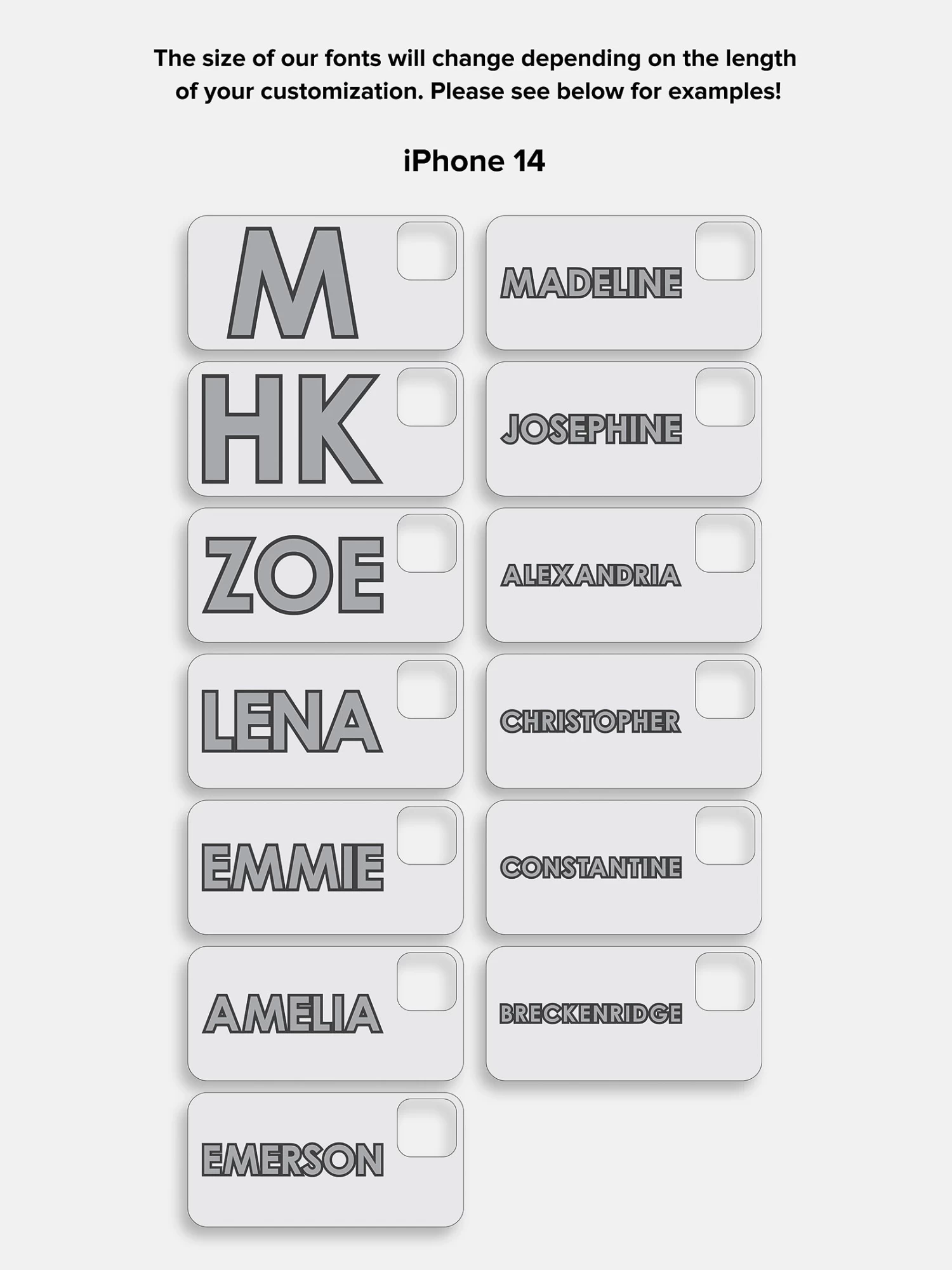 Block Font Custom IPhone Case - Lilac/White 19 Block Font Custom IPhone Case - Lilac/White - Image 17