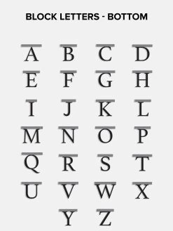 14K Gold Stacked Initial Custom Necklace - Gold -Baublebar barpenant bottom