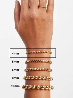 Joelle Pisa Bracelet - Clear/Gold -Baublebar pisa five sizes m 4mm 1 5